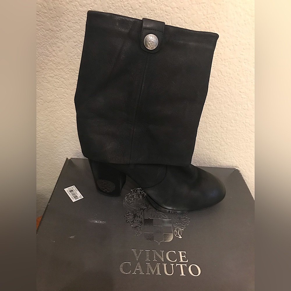 Black Vince Camuto Suede Boots